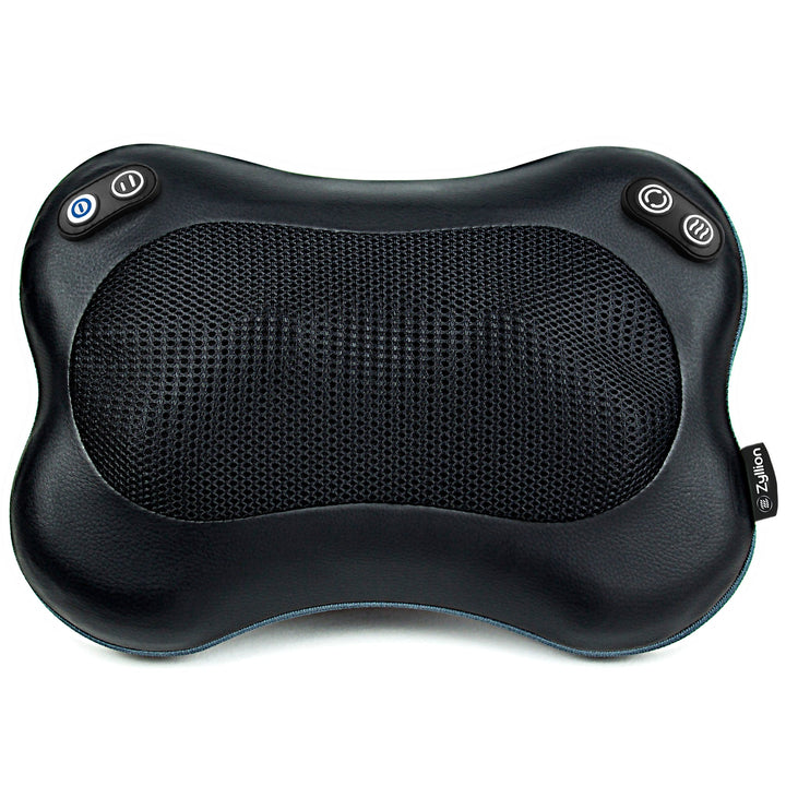 Rechargeable Shiatsu Back and Neck Massager Pillow with Heat