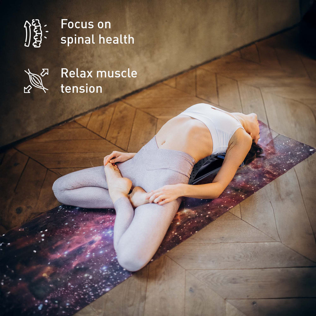 Relax & Restore Bundle: Multi-Level Back Stretcher & 3-Speed Massage Gun