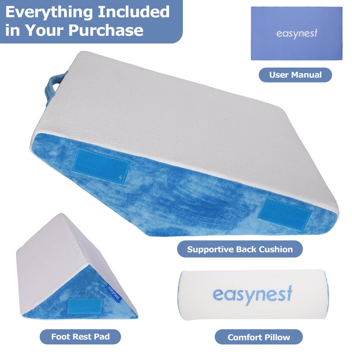 EASYNEST Bed Wedge Pillow