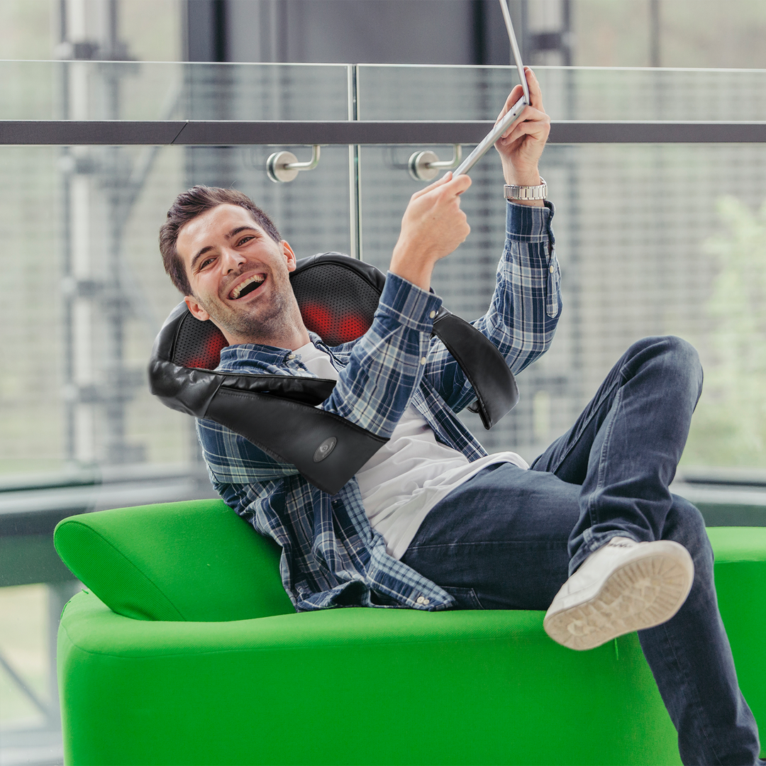 3D Shiatsu Heating Back and Neck Massager