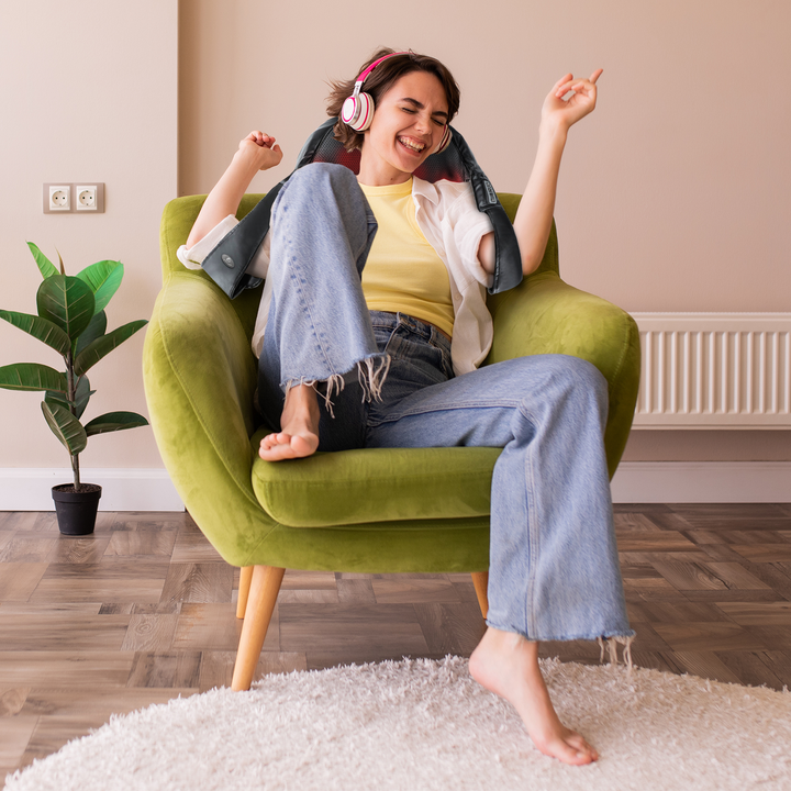 3D Shiatsu Heating Back and Neck Massager